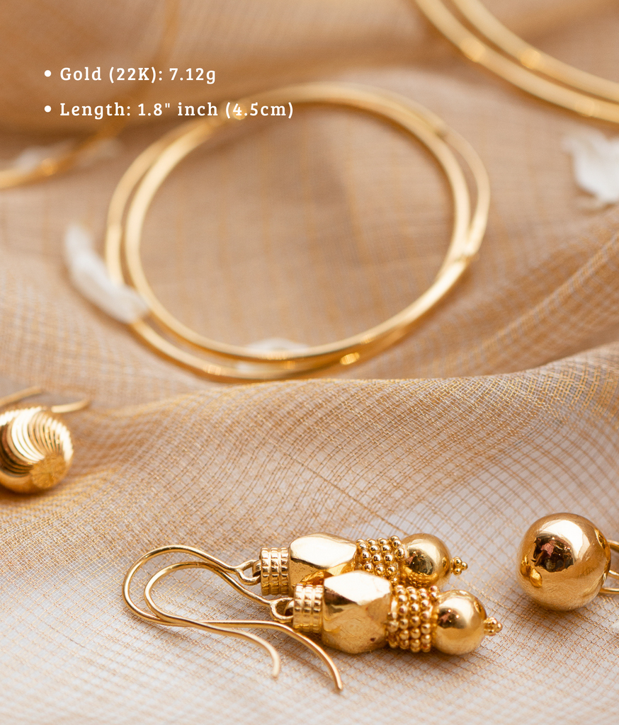 Buy Latest Earrings Design Light Weight Gold Plated Imported Dangle Earrings  for Women